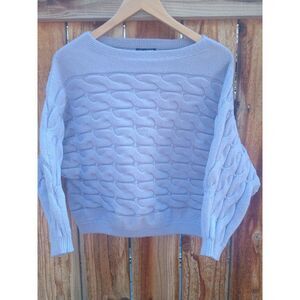 Chunky Lavender Long Sleeve Crop Sweater Fashion Nova Size M‎